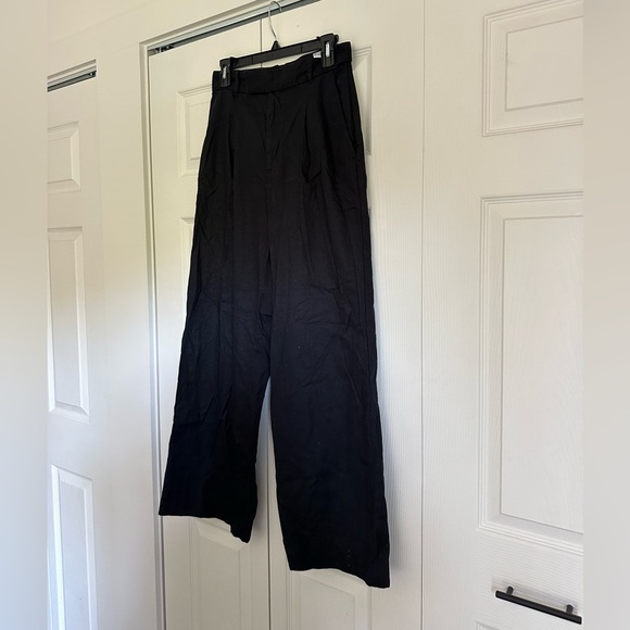 Banana Republic Linen Elegant Black Women's Pants - Picture 3 of 9